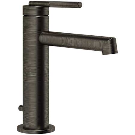 Finish: Gessi Ingranaggio 1.2 GPM Single Hole Bathroom Faucet with Pop-Up Drain Assembly Aged Bronze