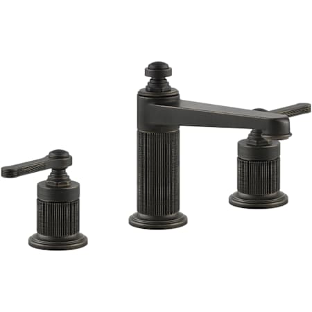 Finish: Gessi Venti20 1.2 GPM Widespread Standard Bathroom Faucet Aged Bronze
