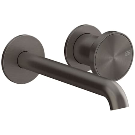 Finish: Gessi Origini 1.2 GPM Wall Mounted Widespread Single Handle Bathroom Faucet Black Metal Brushed PVD