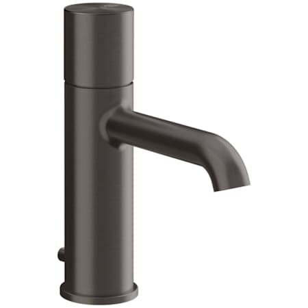 Finish: Gessi Habito 1.2 GPM Single Hole Bathroom Faucet with Pop-Up Drain Assembly from the Unito Series Black Metal Brushed PVD