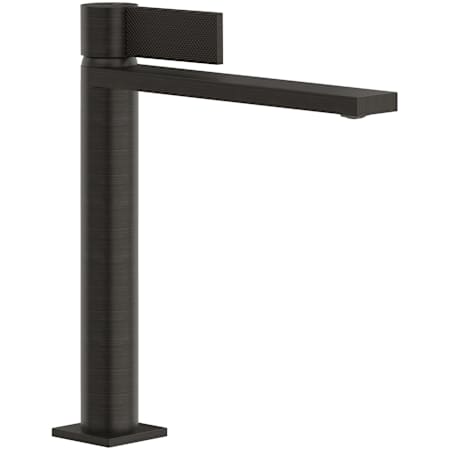 Finish: Gessi Inverso 1.2 GPM Single Hole Standard Bathroom Faucet with Stop and Go Drain Assembly from the Diamantato Series Aged Bronze