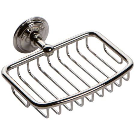Ginger Soap Basket from the London Terrace Collection Polished Nickel