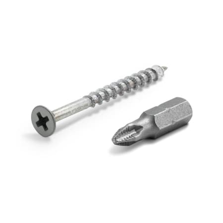 Gladiator 2x2 Philips Screws with 1 Inch Compatible Drill Bit Smoke