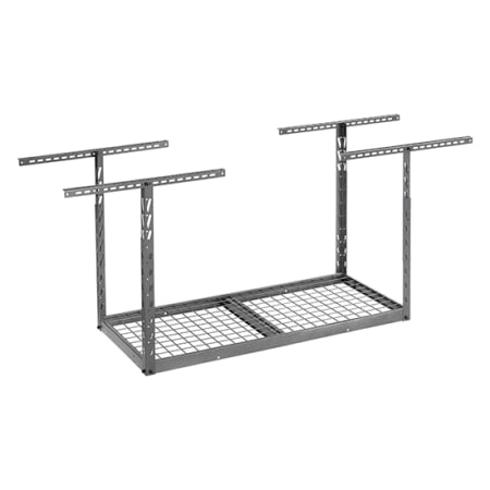 Gladiator 48 Inch x 24 Inch Ceiling Mounted Overhead Storage Organizer Hammered Granite