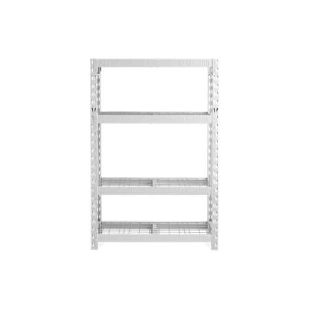 Gladiator 48 Inch Wide Heavy Duty Rack with Four 18 Inch Deep Shelves N/A
