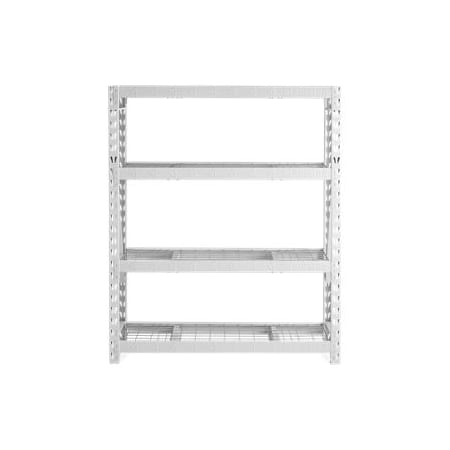Gladiator 60 Inch Wide Heavy Duty Rack with Four 18 Inch Deep Shelves N/A