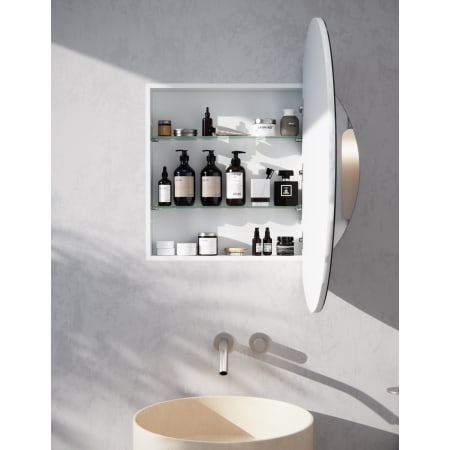 Glass Warehouse Orsa 36" x 36" Framed Single Door Medicine Cabinet White