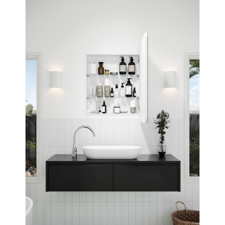 Glass Warehouse Erzi 24" x 32" Frameless Single Door Medicine Cabinet White