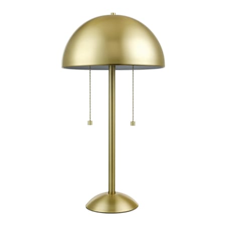 Globe Electric Novogratz Electric Haydel 2 Light 21" Tall Buffet Table Lamp Matte Brass