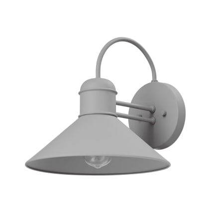 Globe Electric Maxwell Single Light 11" Tall Outdoor Wall Sconce Matte Gray
