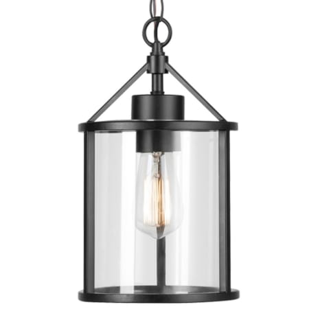 Globe Electric 9" Wide LED Outdoor Mini Pendant Black