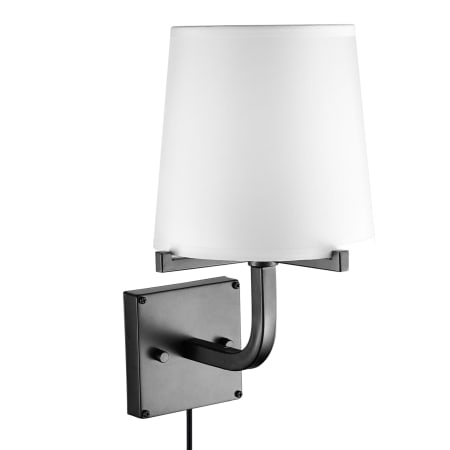 Globe Electric Valerie Single Light 13" Tall LED Hardwired or Plug-In Wall Sconce Dark Bronze