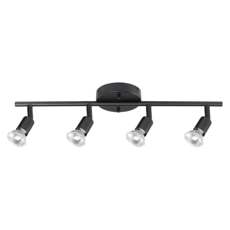Globe Electric Payton 4 Light 19-11/16" Wide Fixed Rail Ceiling Fixture Matte Black