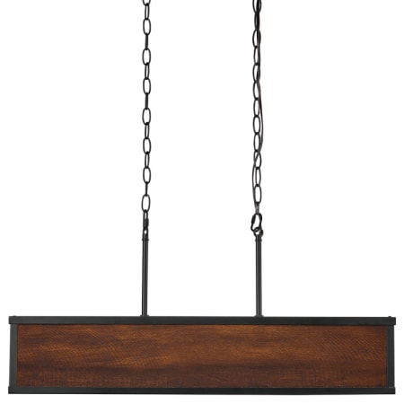 Globe Electric Johnnie 30" Wide LED Linear Chandelier Matte Black