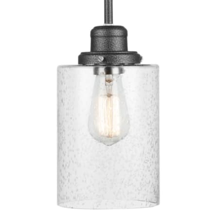 Globe Electric Annecy 6" Wide LED Mini Pendant Graphite