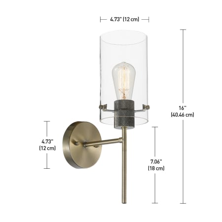 Globe Electric-65958-With Dimensions