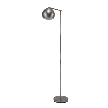 Globe Electric Molly 60" Tall Floor Lamp Brushed Blackened Steel