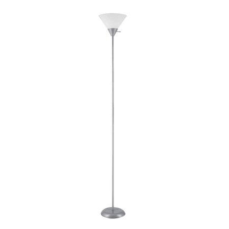 Globe Electric Elliott Single Light 72" Tall Floor Lamp Silver