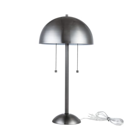 Globe Electric Novogratz Electric Haydel 2 Light 21" Tall Buffet Table Lamp Blackened Steel
