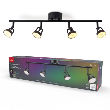 Globe Electric Globe Smart Collection 4 Light 5" Long LED Track Kit Matte Black