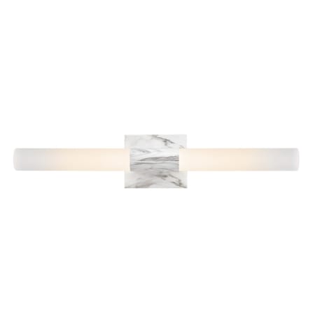 Globe Electric Edinburgh 2 Light 24" Wide LED Bath Bar Matte Marble
