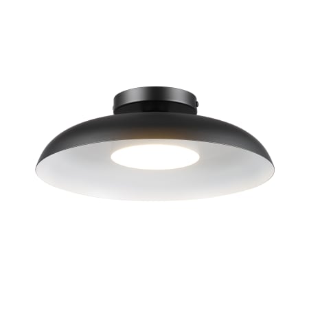 Globe Electric Raven 13" Wide LED Flush Mount Ceiling Fixture Matte Black