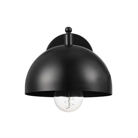 Globe Electric Holly 6" Tall Wall Sconce Matte Black