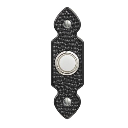 Globe Electric Heath Zenith Plastic Wired Lighted Push Doorbell Button Black