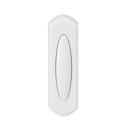 Globe Electric Heath Zenith Plastic Wireless Push Doorbell Button White