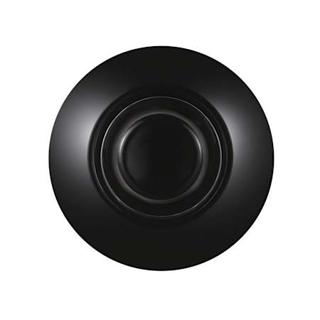 Globe Electric Heath Zenith Metal Wired Lighted Push Doorbell Button Black