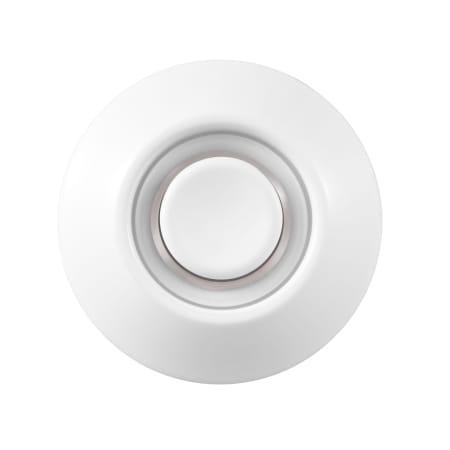 Globe Electric Heath Zenith Metal Wired Lighted Push Button Doorbell White