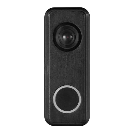 Globe Electric Heath Zenith Plastic Wireless Lighted Battery-Operated Push Doorbell Button with Realistic Decoy Camera Black
