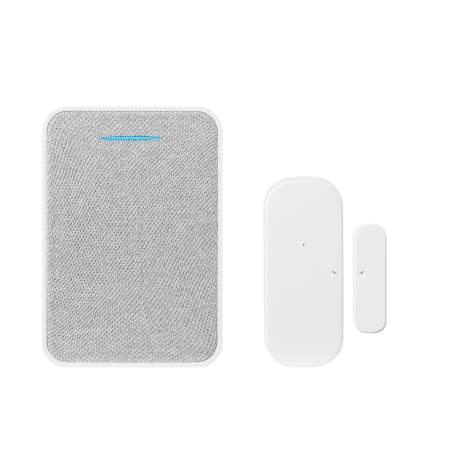 Globe Electric Heath Zenith Plastic Wireless Sensor and Battery-Operated Chime Kit White