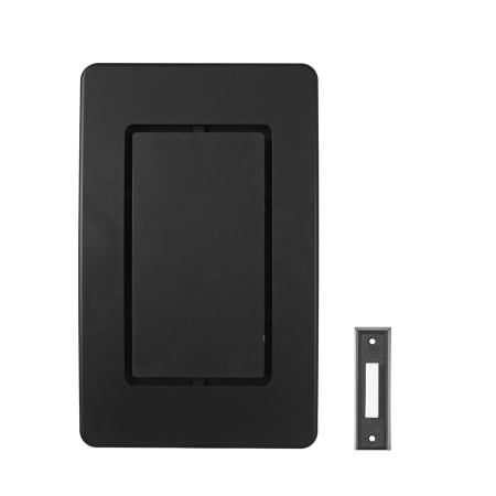 Globe Electric Heath Zenith Plastic Wired Mechanical Lighted Doorbell Chime Kit Black