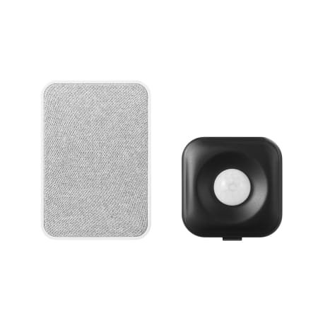 Globe Electric Heath Zenith Wireless Sensor and Battery-Operated Chime Kit White / Black