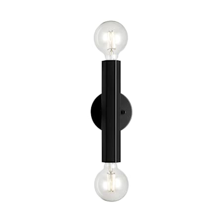 Globe Electric Noah 2 Light 5" Tall Bathroom Sconce Matte