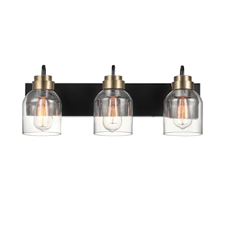 Globe Electric Abbot 3 Light 22" Wide Vanity Light Matte