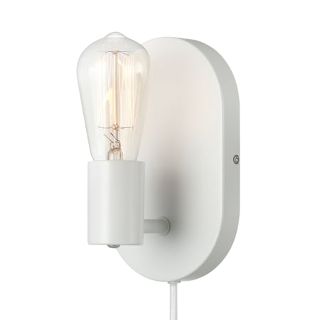 Globe Electric 8" Tall Smart Wall Sconce Matte White
