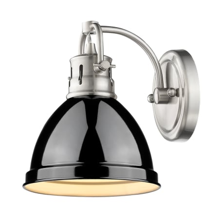 Golden Lighting Duncan 9" Tall Bathroom Sconce Black