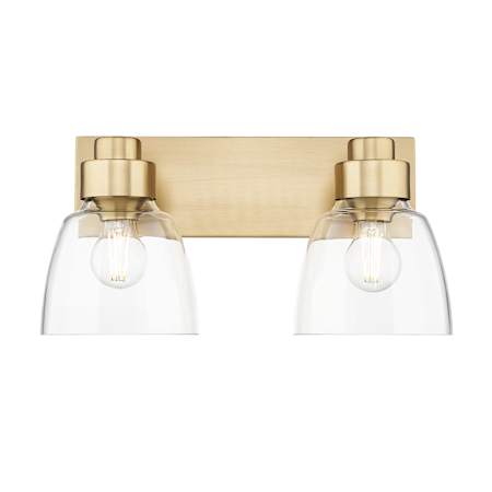 Golden Lighting Remy 2 Light 17" Wide Vanity Light Brushed Champagne Bronze