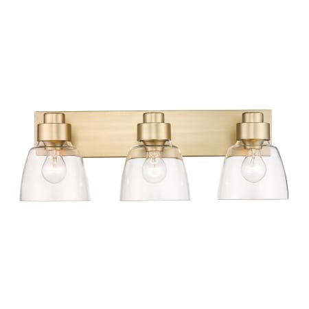 Golden Lighting Remy 3 Light 7" Wide Vanity Light Brushed Champagne Bronze