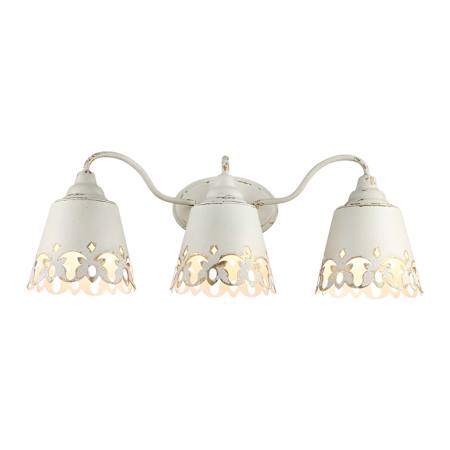 Golden Lighting Eloise 3 Light 8" Wide Vanity Light Antique Ivory
