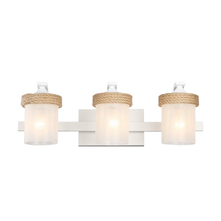 Golden Lighting Chatham 3 Light 4" Wide Vanity Light Natural White