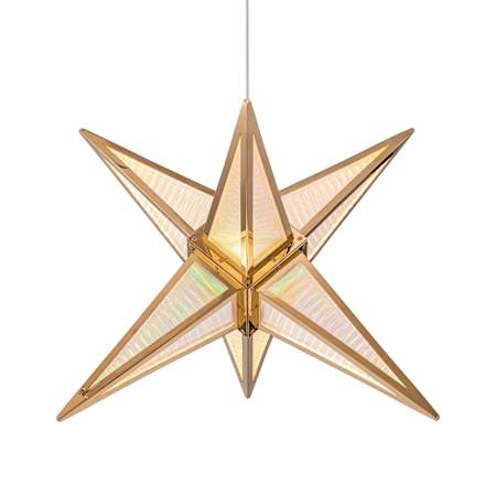 Golden Lighting Spectrum 18" Wide LED Pendant Rose Gold