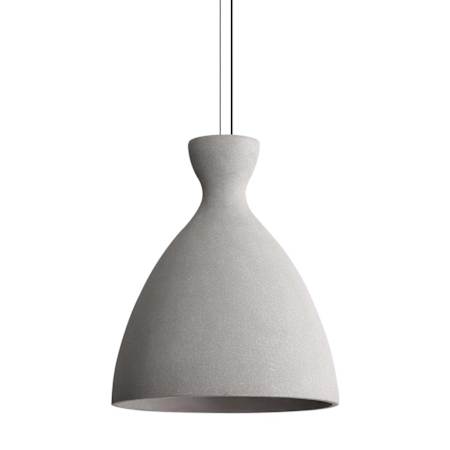 Golden Lighting Aethera 14" Wide Pendant Grey Cement