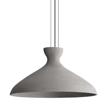Golden Lighting Aethera 22" Wide Pendant Grey Cement