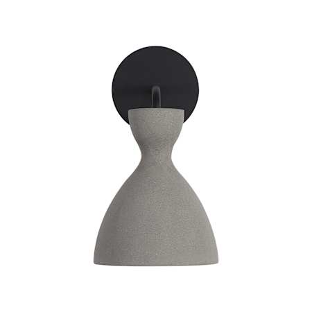 Golden Lighting Aethera 9" Tall Outdoor Wall Sconce Grey Cement