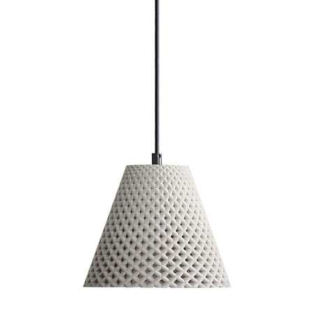 Golden Lighting Clarus 8" Wide Mini Pendant Grey Cement