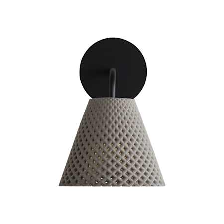 Golden Lighting Clarus 7" Tall Outdoor Wall Sconce Grey Cement