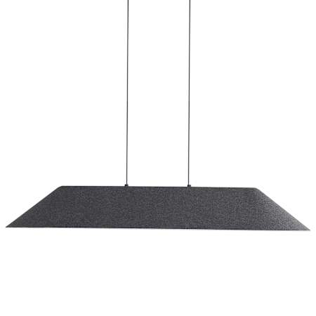 Golden Lighting Faroe 43" Wide Linear Pendant Flecked Black / Grey